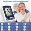 LotFancy Blood Pressure Monitor Upper Arm Large Cuff(12"-17”), Accurate Adjustable
