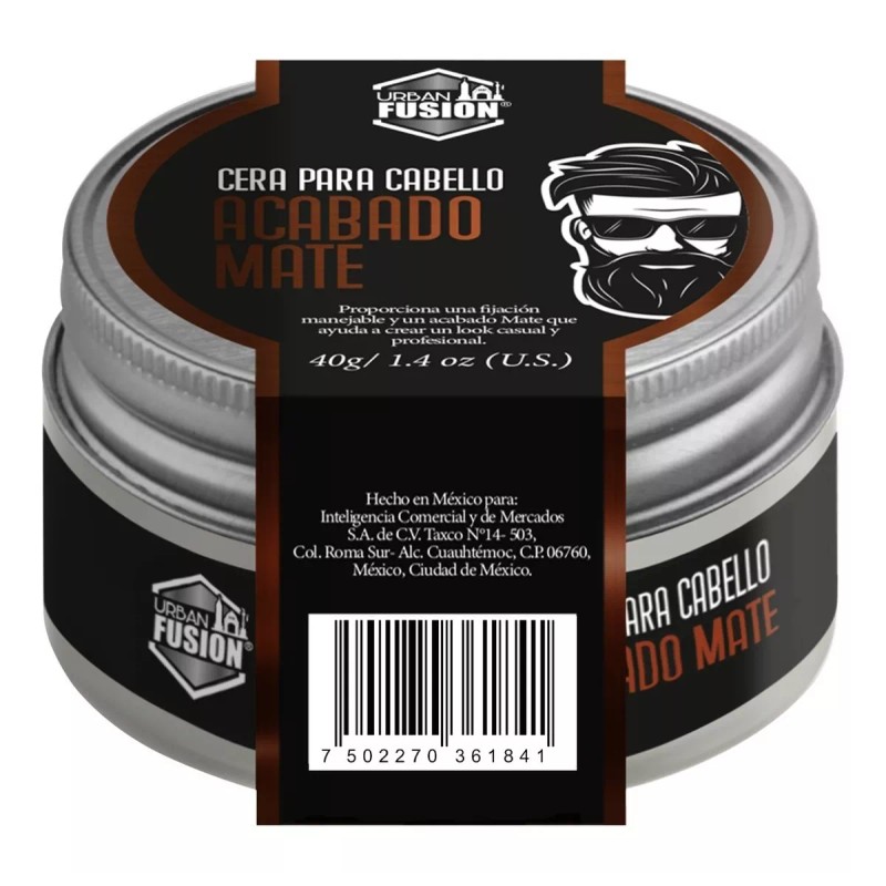 Urban Fusion Cera Para Cabello Con Acabado Mate 40gr