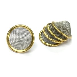 Fenny's Creations 12mm Pipe Screens Gauze Conical Steel Brass Filter Screen Bowl Mesh Metal Sieve (10)