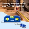 Sanung Magnetic Level Set, 2PCS Portable Bubble Torpedo + 2PCS
