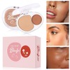 Face Blush Makeup for Cheeks 2 Tone Tint