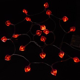AOSTAR Valentine Lights Heart Shaped String Lights for Mother's and Father's Day, Wedding, Proposal, Birthday and Holidays