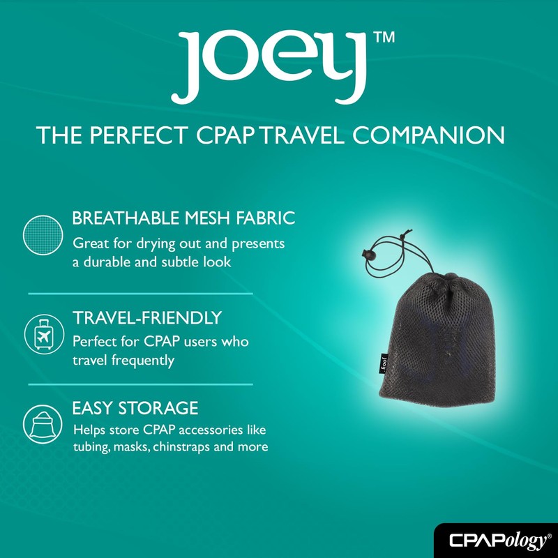 CPAPology Joey CPAP Accessory Pouch | Great For Storage &