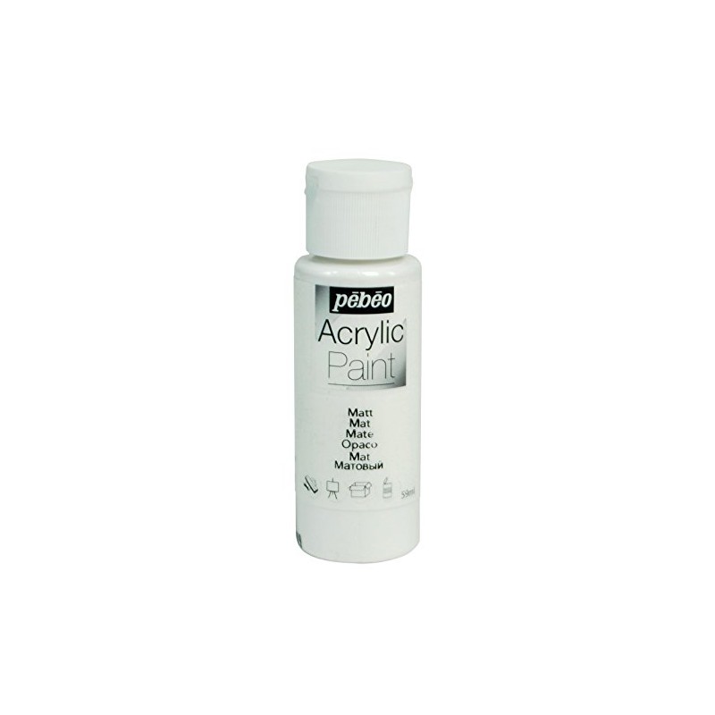 PEBEO 97801 ACRYLIC 59ML MATT WHITE, 3.3 x 3.3 x