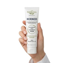 Micronized Hydroxyapatite Toothpaste, Non-Nano, Fluoride Free, Gentle Formula for the Whole Family