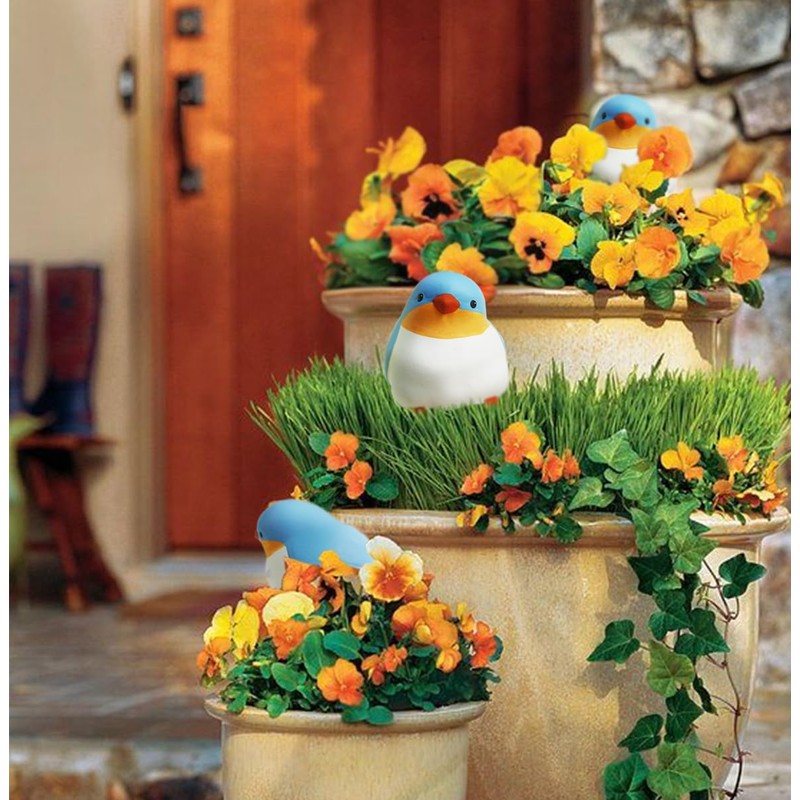 YFDB Bird Shaped Plant Watering Globes(Bule 4ps) Plants Suitable for