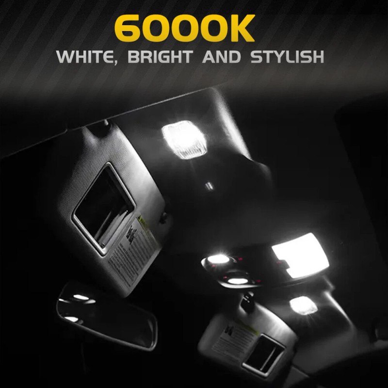 BMTxms 14pcs Interior LED Light Bulbs Map Dome For Nissan