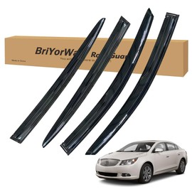 BriYorWay Vent Shades Rain Guards for Buick Lacrosse 2010 2011 2012 2013 2014 2015 2016 Accessories, for Buick Lacrosse Window Deflectors Window Visors