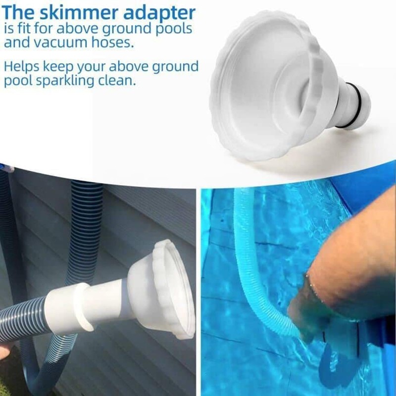 NUHFUFA Vacuum Adapter RP/RX Skimmer Attachment Compatible with Summer Waves