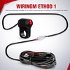 Nilight Motorcycle Handlebar Switch Plug and Play 12V ATV Light