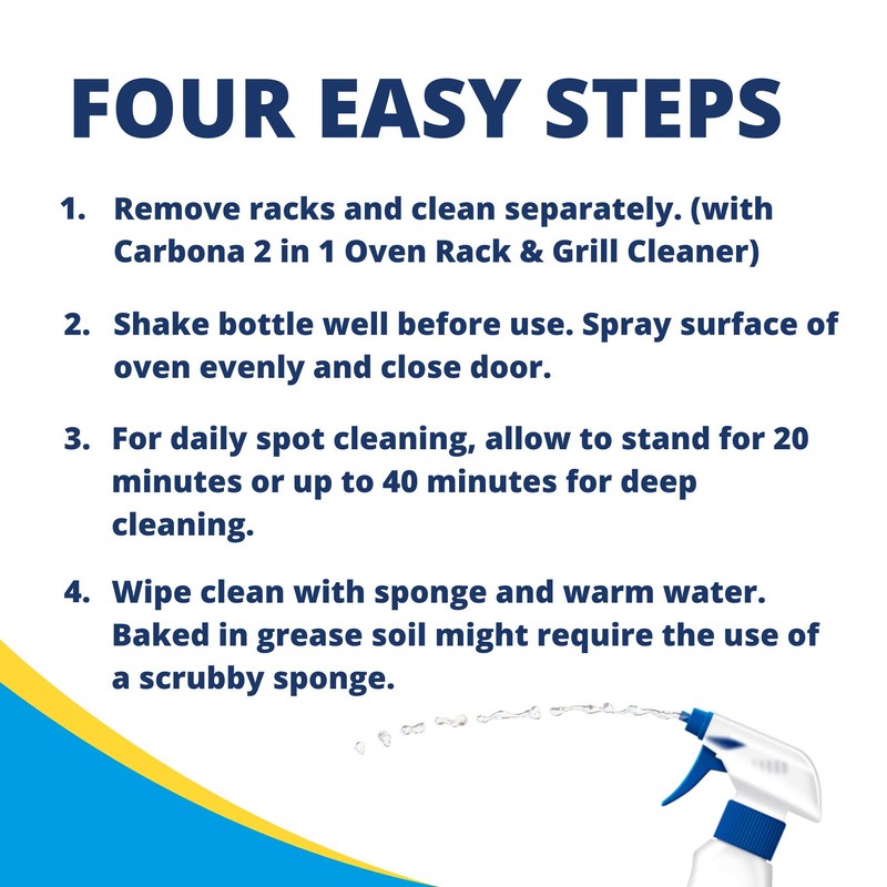 Carbona Oven Cleaner | Grease & Stain Fighting Formula |