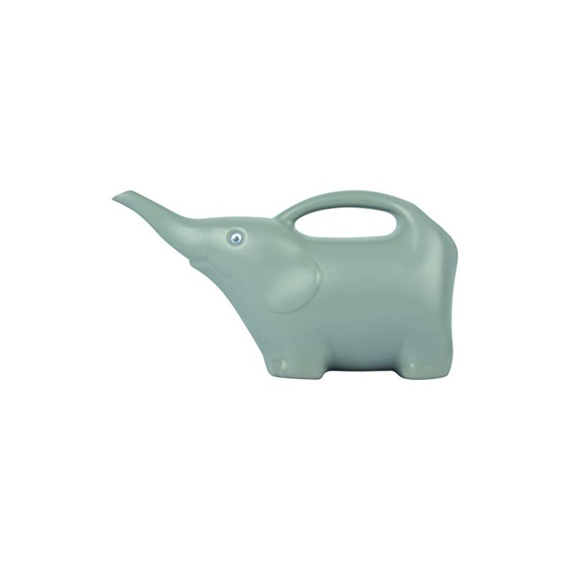 Elephant Watering Can, Plastic, Gray