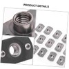 Mobestech 1 Pack of 15 Stainless Steel Wheel Nuts M8