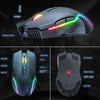 Wireless Mouse 2.4G Rechargeable USB RGB Professional Grade Optical Sensor