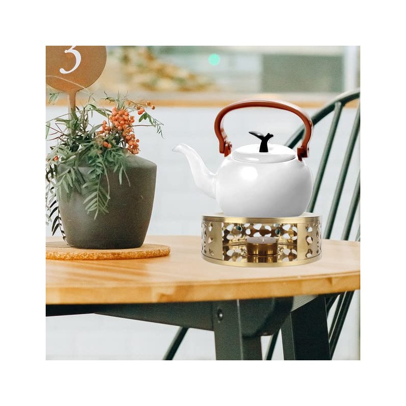 Teapot Warmer Stainless Steel Tea Warmer Tea Light Holder Teapot