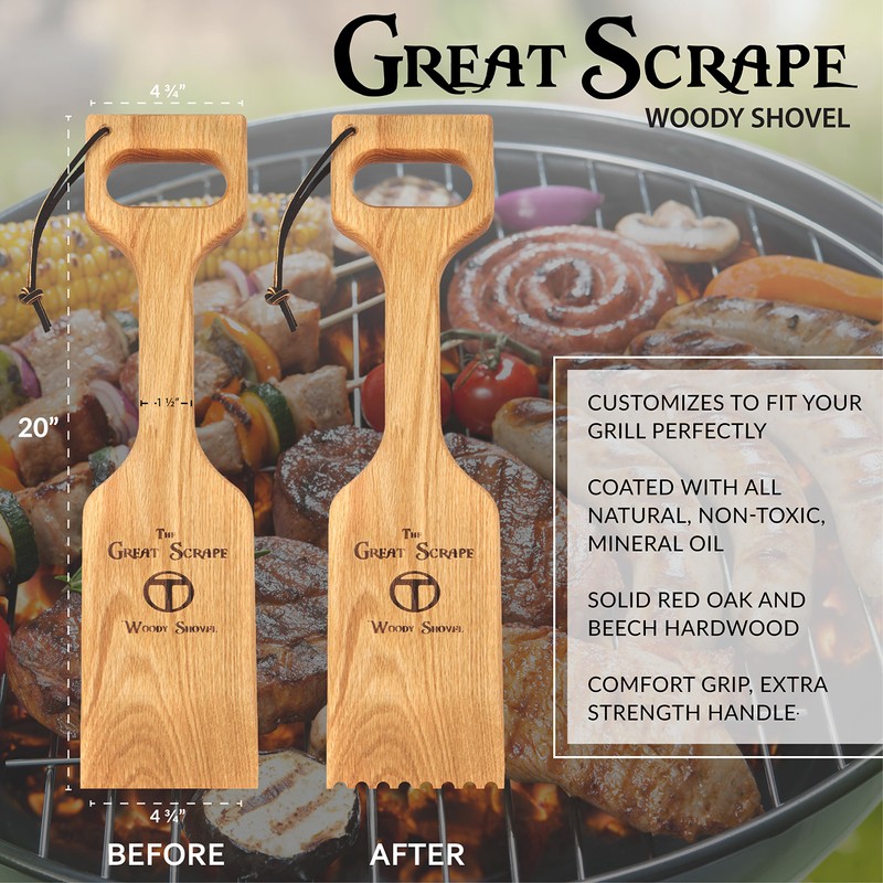 Great Scrape - Shovel (20") - The Ultimate BBQ Cleaning