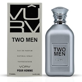 Vurv Two Men Eau De Parfum Men 100ML (3.4 OZ) Arabian Perfume For Men with a Bold Blend of Tangy Fruits, Refreshing Spices & A Rich, Smoky Base - Long Lasting Perfume for Confidence That Lasts