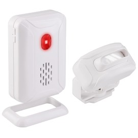 KCMYTONER Motion Sensor Driveway Alarm, Infrared and Microwave Radar Dual Detection Security Alarm, IP64 Rated Door Bell Chime for Home Front Door Entry Doorbell kit (1 Sensor 2 Alarms)