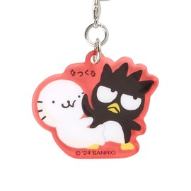 Sanrio 101311 Bad Batsumaru 3 Layers Acrylic Key Holder, Normal 2 Keychain, Batsumaru, BAD BADTZ-MARU, 4.7 x 2.0 x 0.1 inches (12 x 5 x 0.3 cm), Character