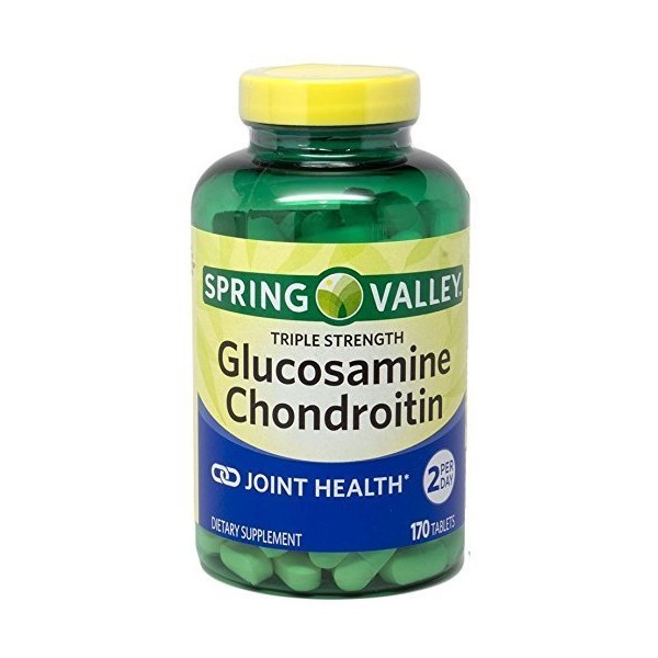 Spring Valley - Glucosamine Chondroitin, Triple Strength, 170 Tablets