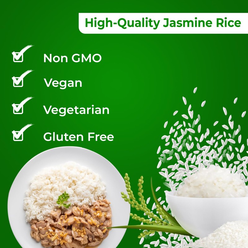 25 Pounds (LBS) Premium Thai Hom Mali Jasmine Rice |