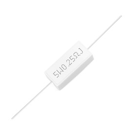 Chanzon Pack of 10 5W Cement Resistor 0.25Ω Ohm ±5% Tolerance Wire Wound Induction 0.25R