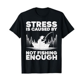 Funny Fishing Design For Men Women Bass Fly Fishing Lovers T-Shirt