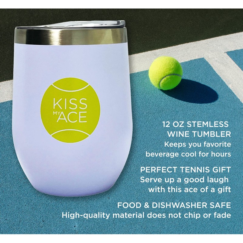 Vaso de vino de acero inoxidable aislado para amantes del