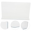 LABRIMP 2pcs Bathtub Shower PVC Shower Water Barrier Tool Install