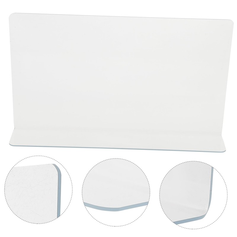 LABRIMP 2pcs Bathtub Shower PVC Shower Water Barrier Tool Install