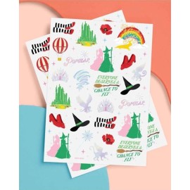 Unbranded Wicked Musical Wizard of Oz Temporary Tattoos Witch  Glinda Elphaba Party
