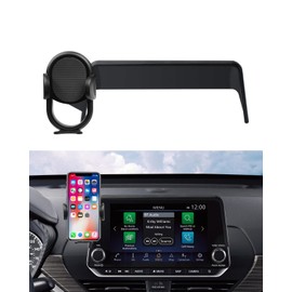 Autorder Car Phone Holder for 2021-2025 Nissan Rogue/2019-2025 Altima/2020-2025 Sentra Accessories Phone Mount 8-Inch Screen Cell Phone Automobile Cradles Hands-Free 360 Degree Rotation