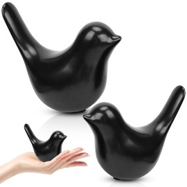 GUDREN Estatuas de Pájaros Pequeñas, 2 PCS Small Birds Statues Estilo Moderno, Pequeñas estatuas de Animales decoración del hogar, Escultura de pájaros, decoración Moderna del hogar