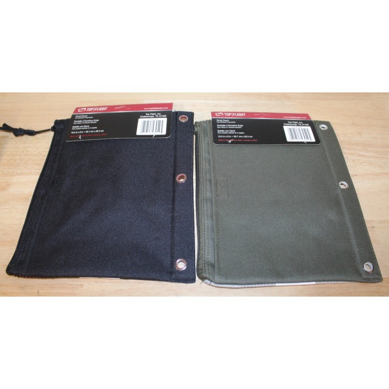 Top Flight 2 PACK Top Flight Titanium Ultimate Pencil Pouch,