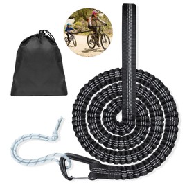 Raweao Tow Rope Bicycle Children, 3 Metres Elastic Tow Strap Bicycle Children Tow Rope Towing for Mountain Racing Family Rides, Load Capacity 225 kg