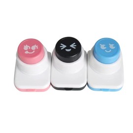 MoJyetli DIY Sushi Tool - 3Pcs Smile Face Laver Seaweed Nori Punch Series