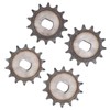 4Pcs 428 14T Chain Sprocket 12x17mm H Hole Steel Electric