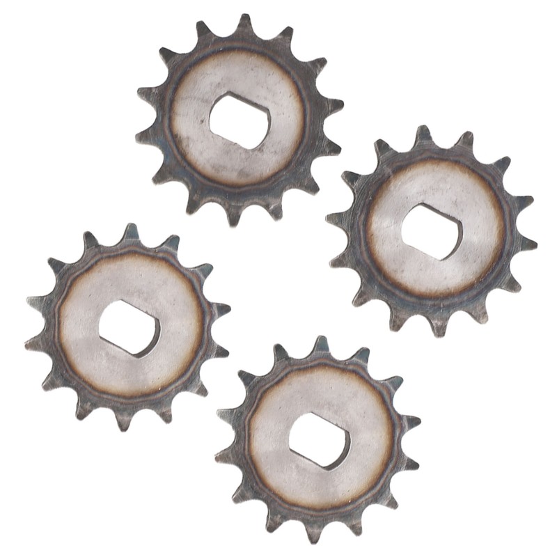4Pcs 428 14T Chain Sprocket 12x17mm H Hole Steel Electric