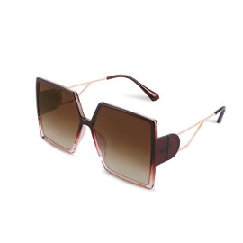 FEISEDY Oversized Square Sunglasses for Women Big Large Wide Fashion Shades for Men UV400 B2783