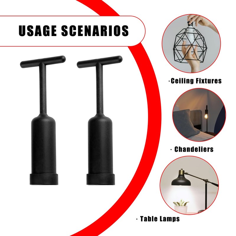 Bojueshaw 2pcs G9 Socket Ring Removal Tool,Plastic Light Replacing Accessories