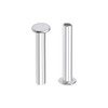 sourcing map 100 Pcs 3mm x 18mm Aluminum Flat Head