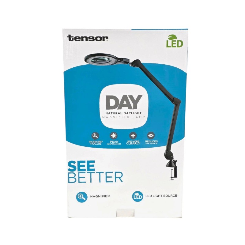 Tensor Magnifying LED Desk Lamp w/ Natural Daylight, 418 lms,