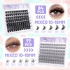 DIY Lash Extension Kit 749 Pcs 8 Styles 10-18mm Manga