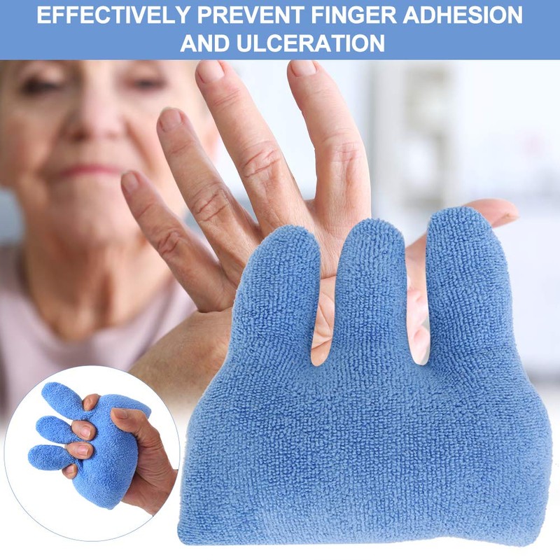 Brrnoo Finger Contracture Cushion, Terry Cloth + Down Cotton, 3