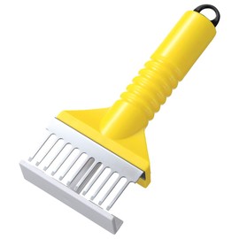 Shimomura Kougyou (下村工業) Made in Japan Yakipar! Soft Meat Tendon Cutter Yellow 65×150×25mm Made in Tsubamesanjo, Niigata YP-615