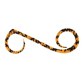 JACKALL Bin Bin Switch T + Necktie, Dual Curly, Shimashima Orange