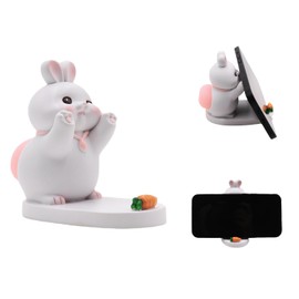 Suillty Cute Cartoon Animal Phone Holder for Desk, Small Exquisite Smartphone Mobile Phone Stand Mount Desk Decoration