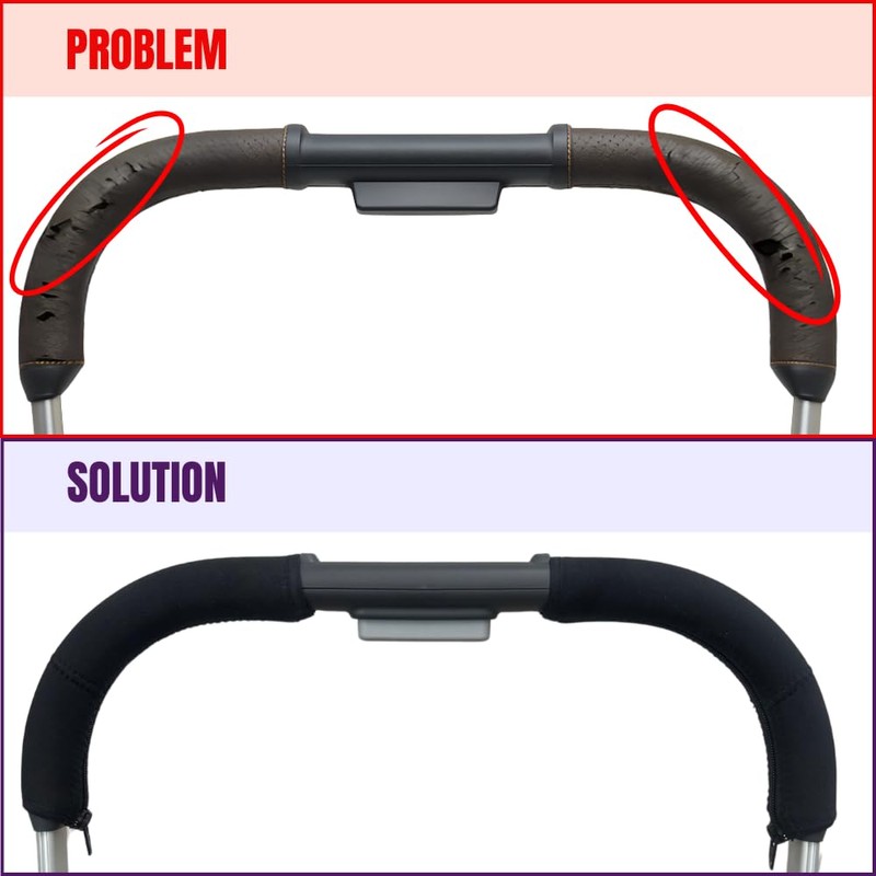 PROTEC TIF Neoprene Handlebar Covers Compatible with UPPAbaby Vista Strollers