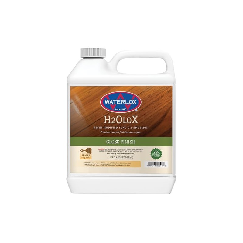 Waterlox H2OLoX Water Based - Gloss Finish - Quart