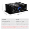 Snsowed AK270 Mini Audio 2 Channel Stereo Power Amplifier Portable